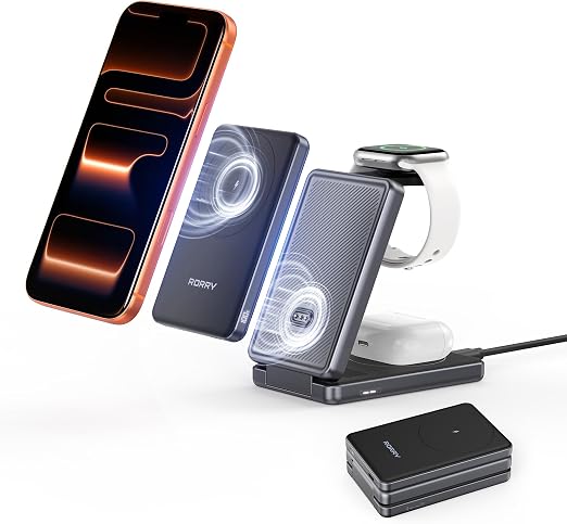 RORRY AuraDock ワイヤレス充電器 4in1