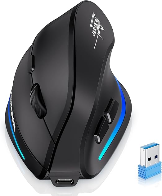 ECHTPower エルゴノミクスマウス ワイヤレス